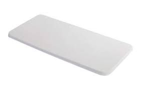 5L WHITE ICE CREAM LID - RECTANGULAR - EACH