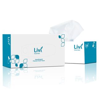 LIVI 1302 ESSENTIALS HYPOALLERGENIC FACIAL TISSUES 2 PLY 200S - PACK