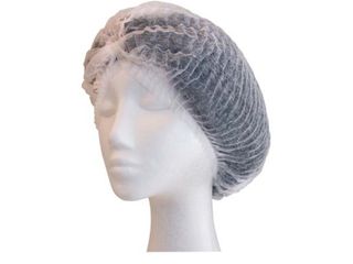 PRO-VAL CRIMPED BERET -  WHITE - 100 -PKT