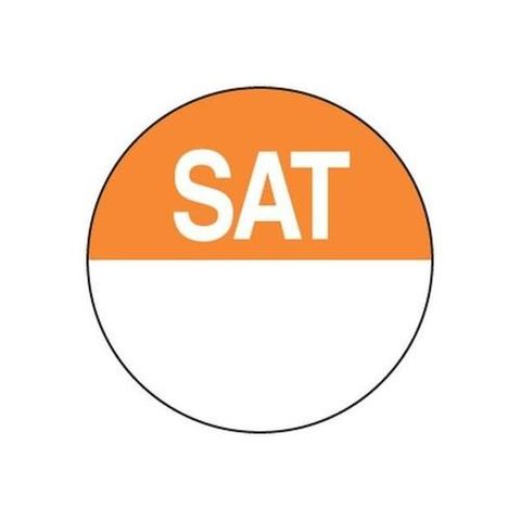 DAYDOTS - ROUND - 24MM - SATURDAY - ORANGE - 81600 - 1000 - ROLL