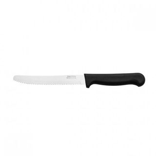 TRENTON STEAK KNIFE ROUND TIP & BLACK HANDLE -19920 - 12 - PKT