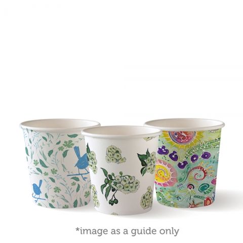 BIOCUP Single Wall CUP - 4oz - Art Series - 2000 - (BC-4-ART ) - CTN