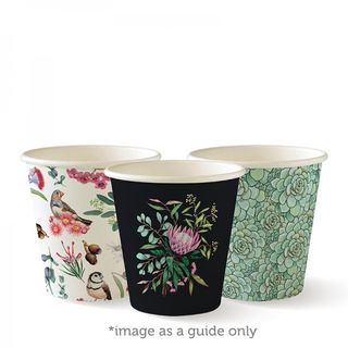 BIOCUP Single Wall CUP - 6oz (80mm) - Art Series - 1000 - ( BC-6-ART ) - CTN