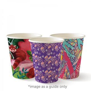 BIOCUP Single Wall CUP - 8oz (80mm) - Art Series - 1000 - ( BC-8-ART SERIES ) - CTN