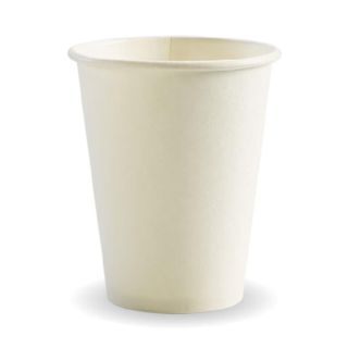 BIOCUP Single Wall CUP - 12oz (90mm) - White - 1000 - ( BC-12W ) - CTN