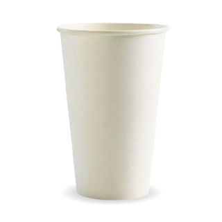 BIOCUP Single Wall CUP - 16oz (90mm) - White - 1000 - ( BC-16W ) - CTN