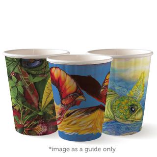BIOCUP Double Wall CUP - 12oz (90mm) - Art Series - 1000 - ( BC-12DW-ART ) - CTN