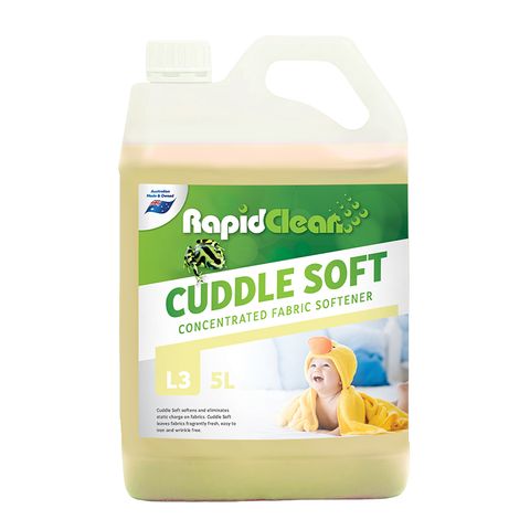 Rapid Clean " CUDDLE SOFT " Fabric Softener & Conditioner - 5L