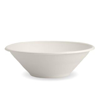 BIOPAK 32oz BIOCANE Bowl - White - 400 - ( B-BL-32 ) - CTN