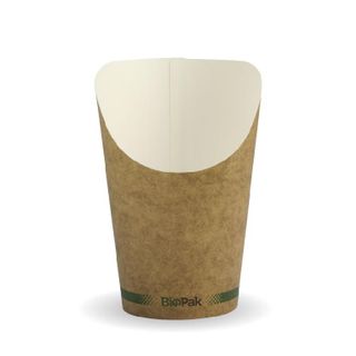 BIOPAK 12oz CHIP Cup - kraft - 1000 - ( BCH-12 ) - CTN