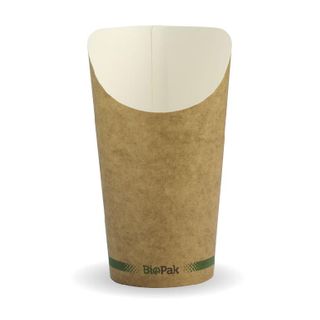 BIOPAK 16oz CHIP Cup - kraft - 1000 - ( BCH-16 ) - CTN