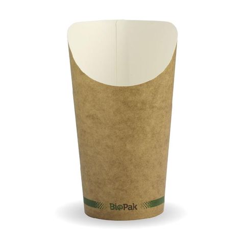 BIOPAK 16oz CHIP Cup - kraft - 1000 - ( BCH-16 ) - CTN