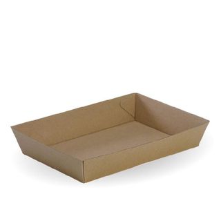 BIOPAK Tray # 4 - 228x152x45mm - FSC Mix - 250 - ( BB-TRAY4 ) - CTN