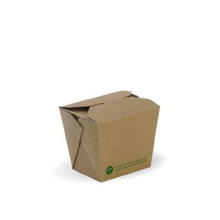 BIOPAK 8oz Noodle Box - 60x45x65mm - FSC Mix - kraft - 1000 - ( BB-NB-8 ) - CTN