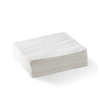 BIOPAK 2 Ply 1/4 fold lunch napkin - FSC pulp - white - 2000 - ( L-LN1/4-2PW ) - CTN