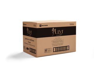 LIVI 1006 ESSENTIALS 2PLY 250'S INTERLEAVED TOILET PAPER - 36 - PACKS-CTN