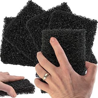 GLOMESH - BLACK - HAND PAD (GLIT) - SMALL 150MM X 100MM - 6 - PACK