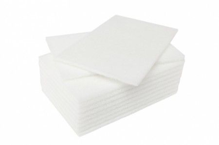 EDCO WHITE NON SCRATCH SCOURER SINGLE PAD 230x150 - 18121 -EA