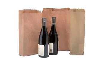 1 BOTTLE ( SINGLE ) BROWN PAPER BAG - 500 -PKT