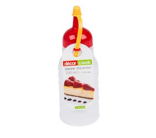 DECOR 250ML SAUCE BOTTLE (RED CAP) - 128440 -  EACH