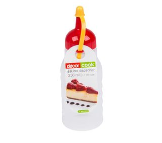 DECOR 250ML SAUCE BOTTLE (RED CAP) - EACH