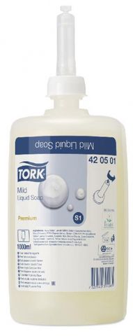 TORK MILD LIQUID SOAP ( S1 ) 42 05 01 - 1L POD  - EACH