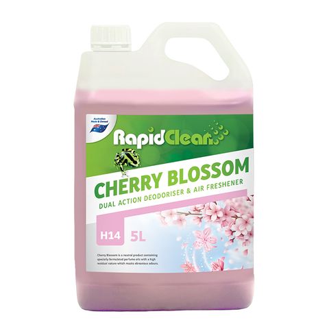 RAPID CLEAN " CHERRY BLOSSOM " AIR FRESHENER DISINFECTANT - 5L