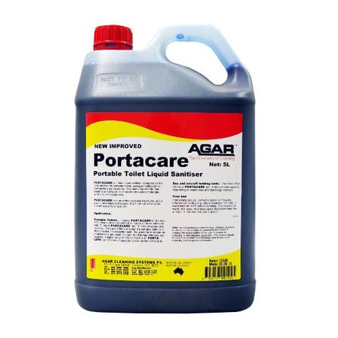 AGAR PORTACARE SANITISER & DEODORISER 5L