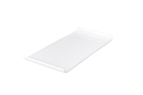 RYNER MELAMINE RECTANGULAR PLATTER WITH LIP - WHITE - 530X320MM - 91520-W - EACH