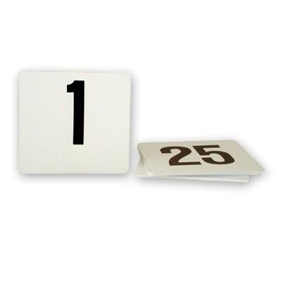 TABLE NUMBER SET 1 - 100 BLACK ON WHITE - EA - 70252