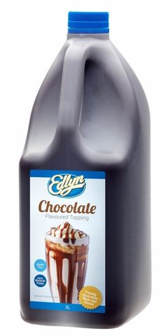 EDLYNS CHOCOLATE TOPPING - 3L - BOTTLE