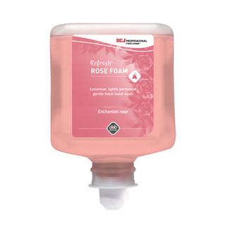 DEB REFRESH ROSE FOAM WASH - 1L - PODS X 6 - CTN