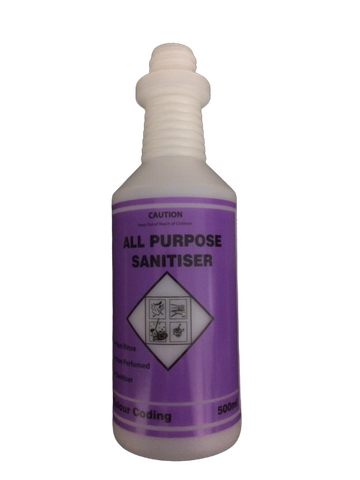 PRINTED HI - IMPACT BOTTLE - ALL PURPOSE CLEANER SANITISER - 500ML - CC71808