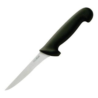 HYGIPLAS 5" (130MM) BLADE BONING KNIFE BLACK HANDLE - C267 - EACH