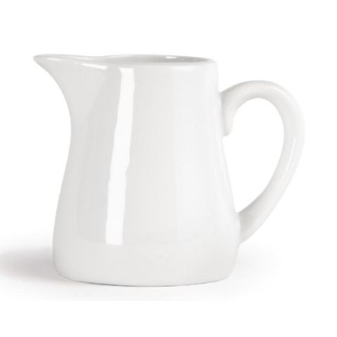 OLYMPIA WHITEWARE CREAM & MILK JUG 170ML - U819 - 6 - PACK