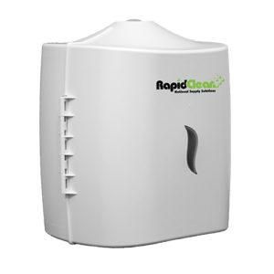 ANTIBACTERIAL SURFACE WIPES ABS PLASTIC DISPENSER ( CENTRE PULL ) - WHITE - EACH