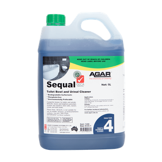 AGAR SEQUAL TOILET BOWL AND URINAL CLEANER CLEANER - ENVIROMENTALLY PREFERABLE - 5L