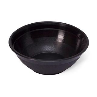 GENFAC 1050ml BLACK PLASTIC NOODLE BOWL - G12050-BK - 400 - CTN