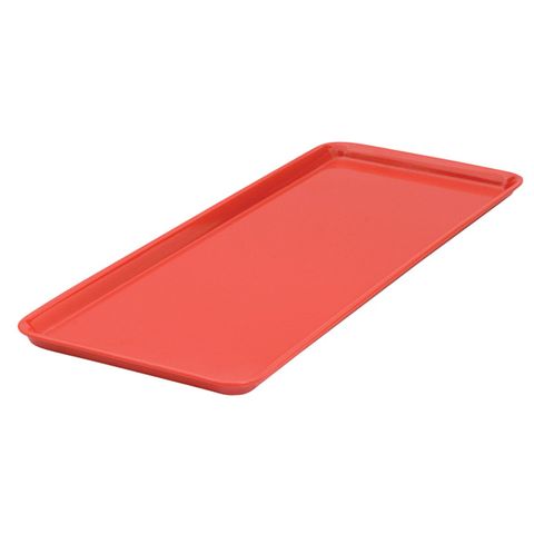 MELAMINE - RECT SANDWICH PLATTER - RED  390x150mm - 91040-R - EACH