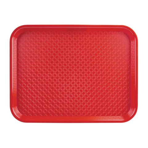 FOODSERVICE TRAY POLYPROP - RED - 350X450MM - P510 - EACH