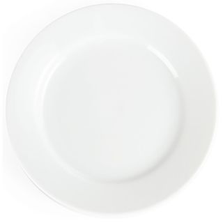OLYMPIA WHITEWARE WIDE RIMMED PLATES 165MM ( CB478 ) - 12 - CTN