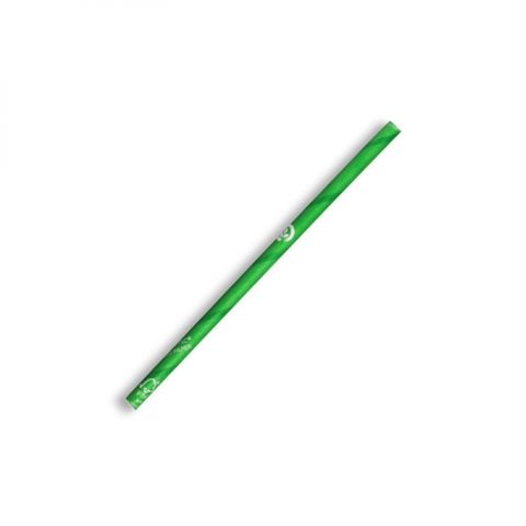 BIOPAK Green Cocktail Biostraws - 2500 - CTN ( JP-PBS-4.5X120 COCKTAIL-G )