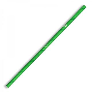 BIOPAK Green 6mm Regular Biostraws - 2500 - CTN ( JP-PBS-6X197-G )