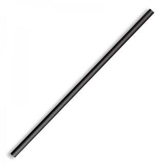 BIOPAK Black 6mm Regular Biostraws - 2500 - CTN ( JP-PBS-6X197-B )