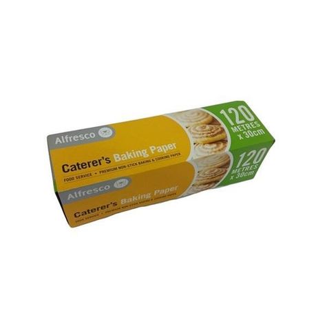 ALFRESCO CATERER'S BAKING PAPER ( HANDY BAKE ) 120M X 30CM - 6 - CTN