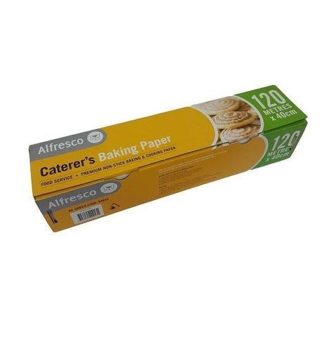 ALFRESCO CATERER'S BAKING PAPER ( HANDY BAKE ) 120M X 40CM - 6 - CTN