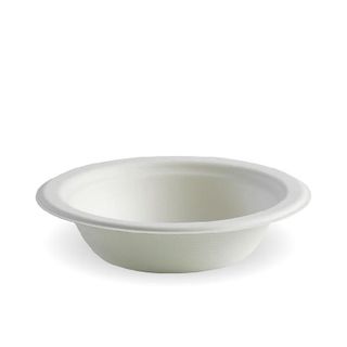 BIOPAK 12oz BIO CANE Bowl ( NO LID ) - white - 125 - ( B-BL-12 ) - SLV