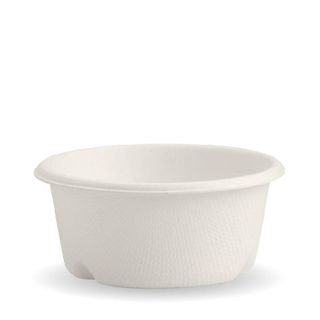 BIOPAK 60ml sugarcane sauce cup - white - 50 - ( B-SC-60-W-PF) - SLV