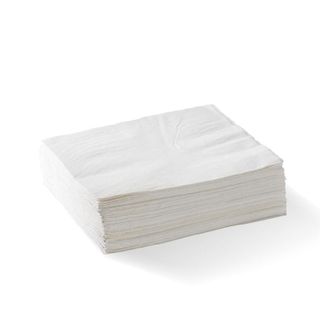 BIOPAK 2 Ply 1/4 fold lunch napkin - FSC pulp - white - 100 - ( L-LN1/4-2PW ) - SLV