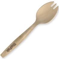 BIOPAK 16cm Spork - Wooden FSC 100% - 1000 - ( HY-16C ) - CTN